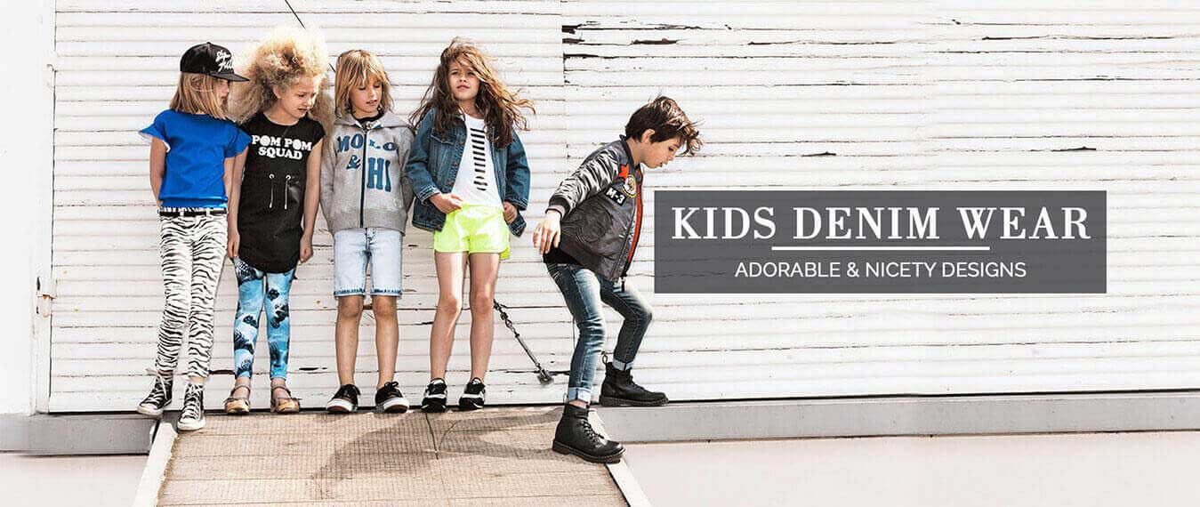 Kids Denim Wear Suppliers in Italy